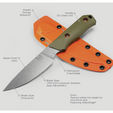 Benchmade 15600-01 Raghorn Fixed Blade, New 2023