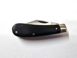 Taylor's Stainless Steel 'Bunny' Knife - Black Handles - 5.5cm (2.16")
