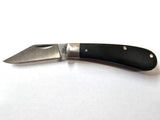 Taylor's Stainless Steel 'Bunny' Knife - Black Handles - 5.5cm (2.16")