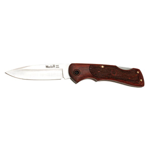 Muela BX-8LR Lockback Knife / Textured Coral Handle
