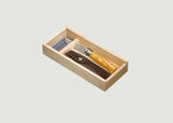 Opinel #08 Folding Knife - 'Olive Wood ' w/sheath in Pencil Case