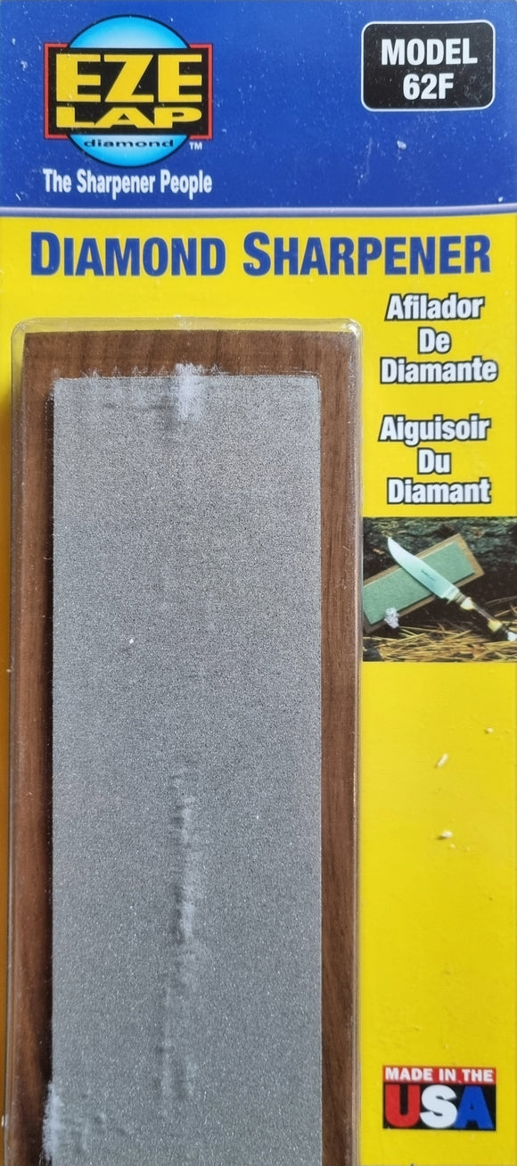 EZE-LAP Diamond Sharpener - Fine - Walnut Pedestal