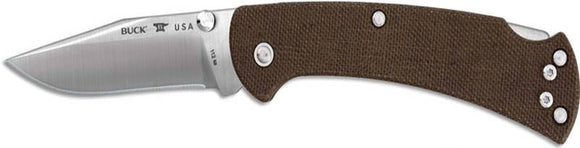 Buck 112 Ranger Slim Pro Pocket Knife - 7.6cm (3