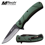 MTECH USA MT-1149GN Series Manual Folding Knife -  10 cm (4″)