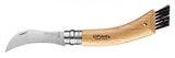 Opinel #08 Oak Wood Mushroom Knife with Sheath in Pencil Case - 7cm (2.8″)