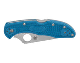 Spyderco: Delica 4 Lightweight Blue Flat Ground-Plain Blade