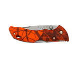 Buck 284 Bantam BBW Lockback Knife - 7cm (2-3/4") Blaze Camo