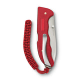 Victorinox Swiss Army Knife Evoke Alox, Silver Blade, Red