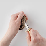 Taylor's Oyster Shucking Knife - Beech Handle - 7 cm (2.76")