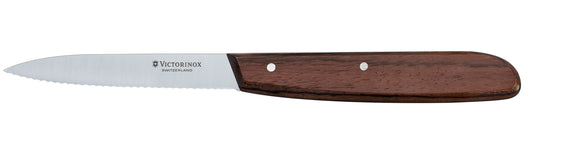 Victorinox Serrated Paring Knife - Modified Maple Handle - 8 cm (3