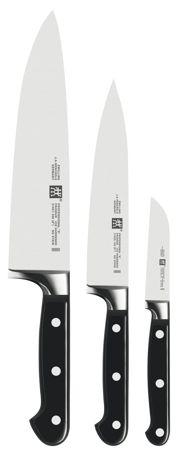 Zwilling J.A. Henckels Profesional 'S' 3pc knife set