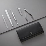 Zwilling J.A. Henckels Pocket Case CLASSIC INOX Leather 5pc Set