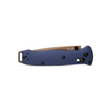 Benchmade 537FE- 02 Bailout AXIS Lock Knife Crater Blue (2023) - 8.59 cm (3.38″)