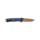 Benchmade 537FE- 02 Bailout AXIS Lock Knife Crater Blue (2023) - 8.59 cm (3.38″)
