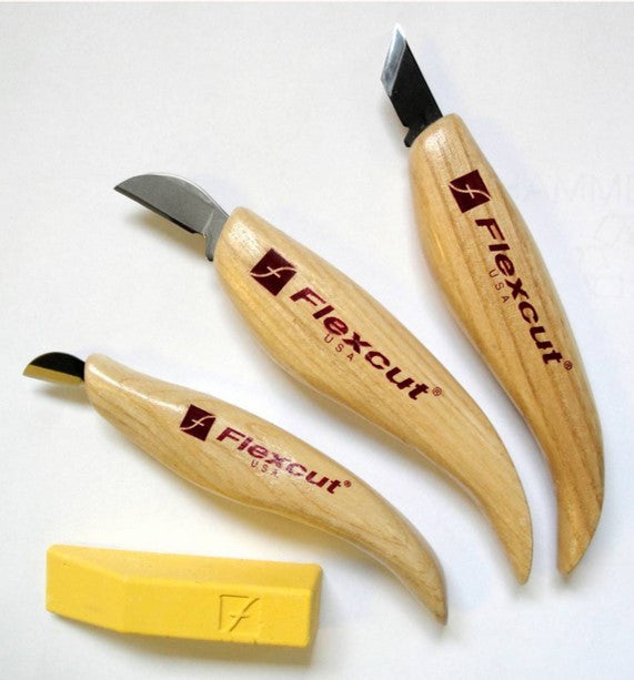 Flexcut KN115 Chip Carving Knife Set 3pc