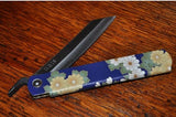 Higo Knife –Chrysanthemum Paterned Handle