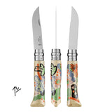 Opinel No. 08 Nature Edition stainless steel, Limited Edition  - Perrine Honoré design