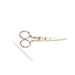 Premax Rainbow Collection - Sewing scissor - Orange Flowers - 15cm (6")