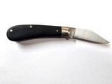 Taylor's Stainless Steel 'Bunny' Knife - Black Handles - 5.5cm (2.16")