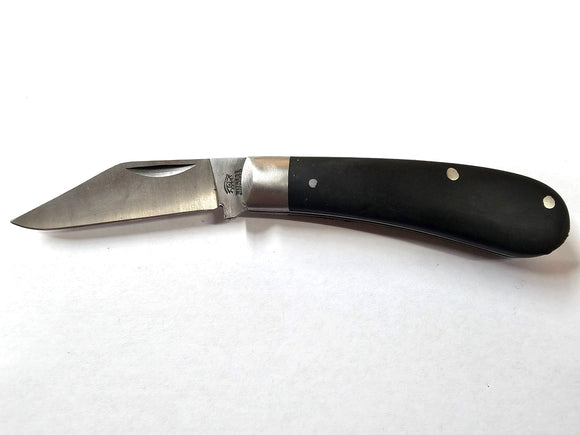 Taylor's Stainless Steel 'Bunny' Knife - Black Handles - 5.5cm (2.16