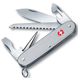Victorinox Swiss Army Knife - Farmer - Silver Alox
