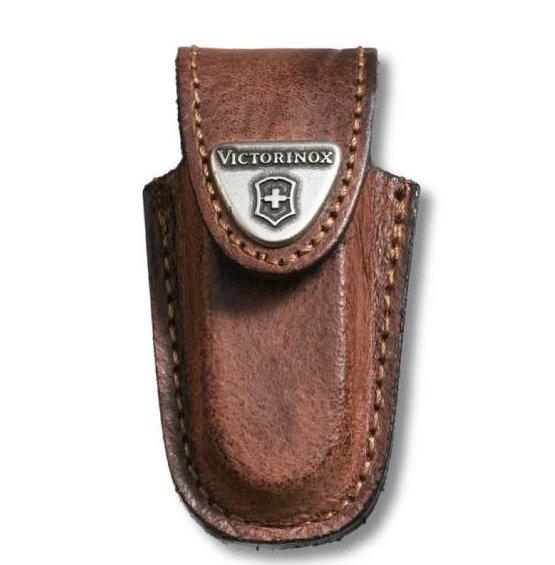Victorinox Swiss Army Knife Classic Leather Belt Pouch - Brown