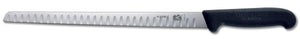 Victorinox Salmon Knife - Granton Blade - Black Fibrox Handle - 30 cm (12")