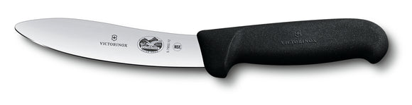 Victorinox Lamb Skinning Knife - Narrow Blade - Black Fibrox Handle - 12cm (5
