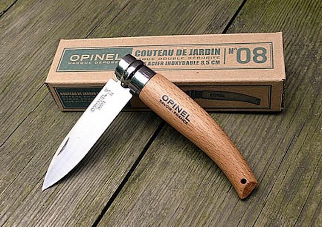 Couteau Horticole Opinel - Lame 10cm - Manche Hêtre