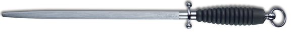 Victorinox Sharpening Steel - Round Middle Cut Fine - Black Ripple Handle - 30cm (12