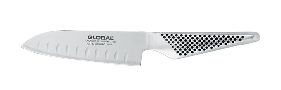 Global Classic Granton Santoku Knife - 18cm (7″) G-80