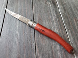 Opinel #10 Slim Stainless Steel Folding Knife Bubinga - 10cm (3.88″ Satin)