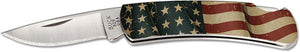 Buck 525 Gent Folding Knife - 4.8 cm (1.875") American Flag Handle