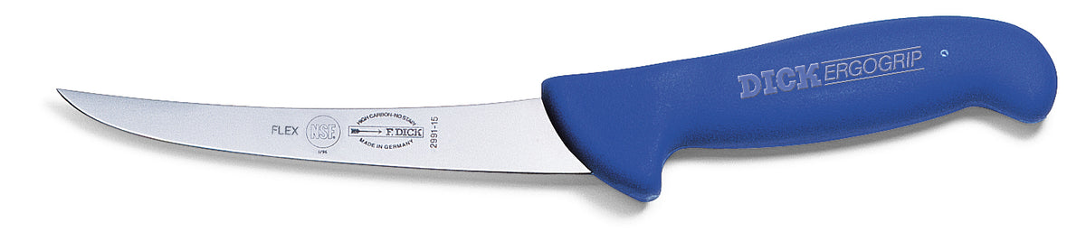 F Dick Ergogrip Boning Knife Flexible Narrow Curved Blade 15cm 6 Ware Bros Cutlery
