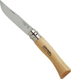 Opinel #08 Folding Knife - Stainless Steel