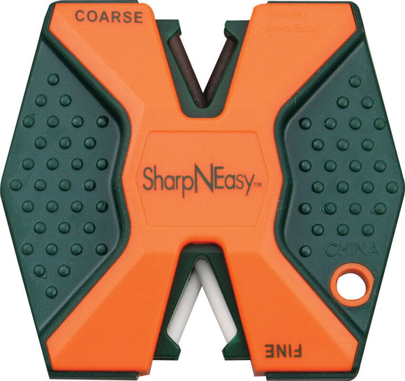 Sharp N Easy Blaze Orange Two Stage Pocket Knife Sharpener - AC336C