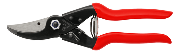 Felco 5 Basic Hardened Steel Right Handed Secateurs (One Handed Pruning Shears)